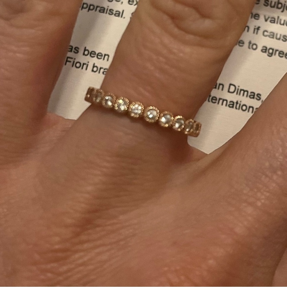 Sophia Fiori ROSE GOLD Diamond Stackable Band